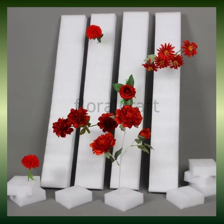 Foam Busa Oasis Warna Putih Kotak 50 cm Foam Busa Elastis Untuk Bunga Floral Kering Dekorasi Pelamin