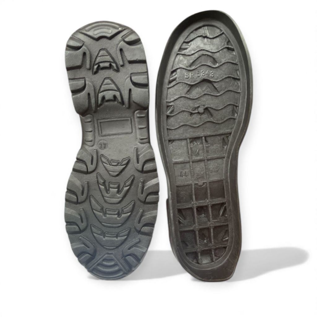 sol sepatu safety boot buat yang pendek bahan TPR karet