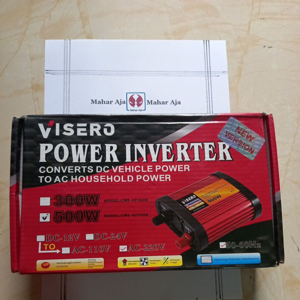 inverter step up 12v dc to 220ac 500watt.