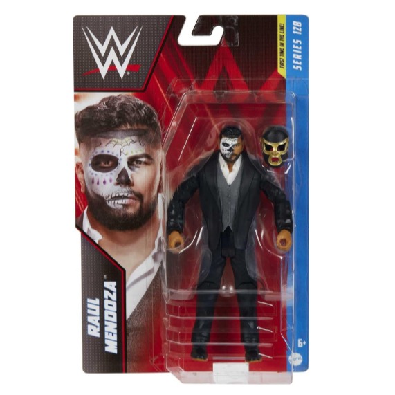 Mattel WWE Raul Mendoza Basic Action Figure, Posable 6-inch Collectible for Ages 6 Years Old & Up
