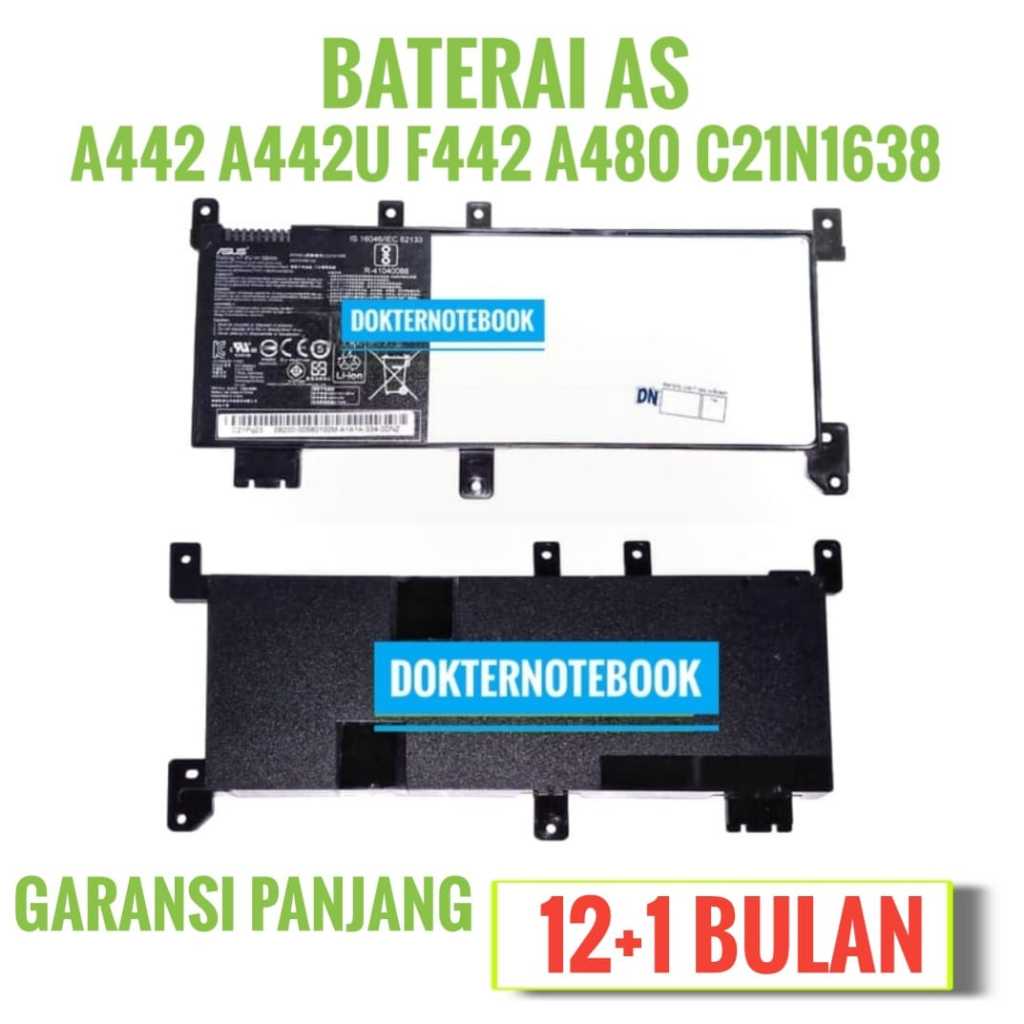 Baterai Laptop ASUS X442 A442 A442U A442UR F442U A480U