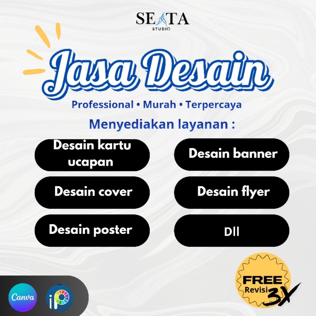 JASA DESAIN LOGO, FLYER, POSTER, KARTU UCAPAN, T-SHIRT, MUG, DLL