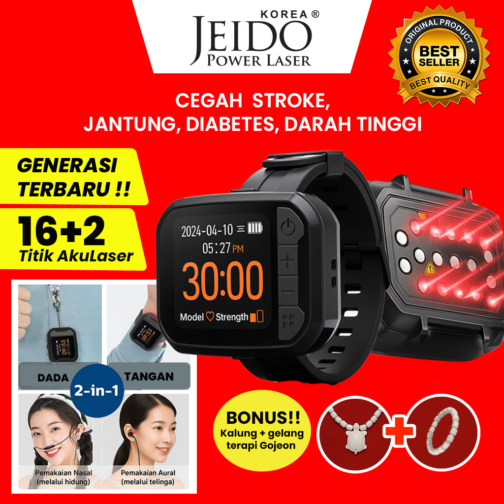 Jeido Power Laser -  laser treatment theraphy jam kesehatan untuk jantung
