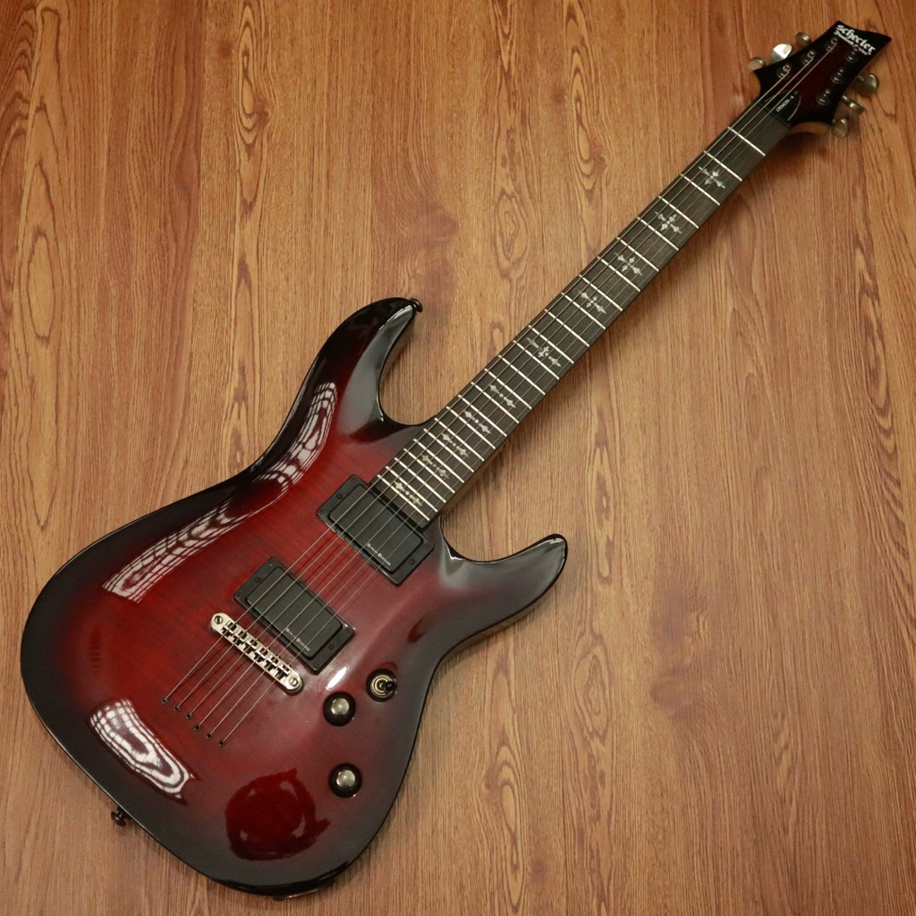 Schecter Demon 6 Crimson Red Burst 2014 Made in Indonesia