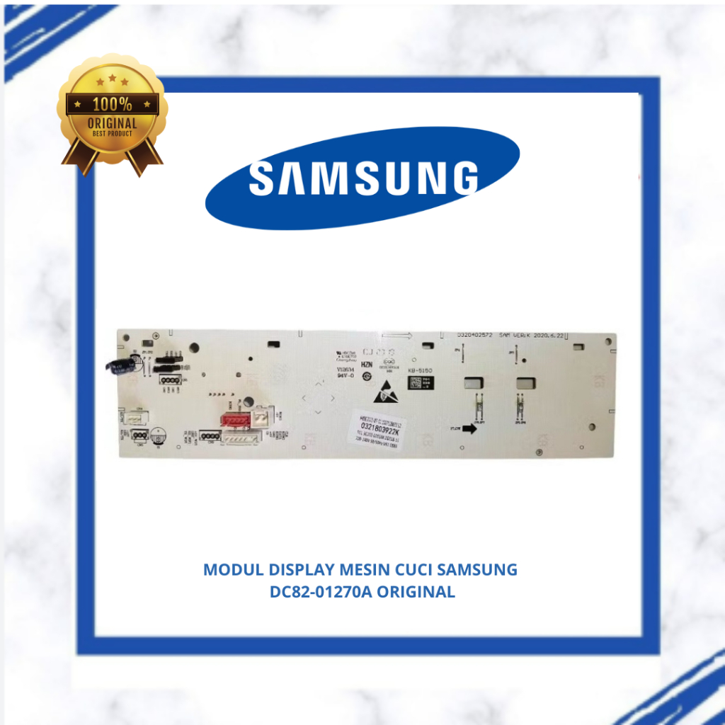 MODUL DISPLAY MESIN CUCI SAMSUNG WW70T3020WW DC82-01270A ORIGINAL
