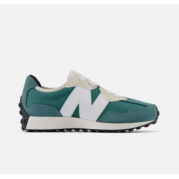 Sepatu Sneakers Casual / New Balance 327 Kids - Green Spruce with White