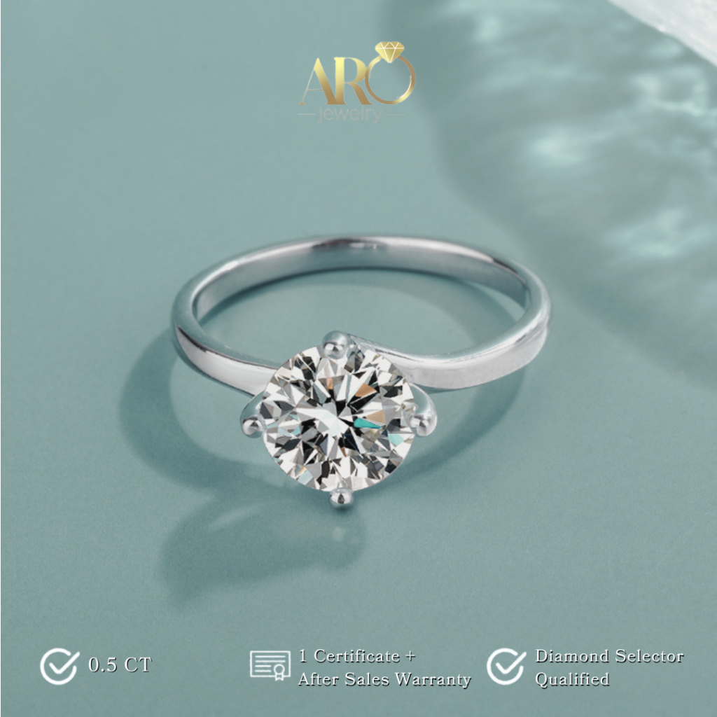 Cincin Moissanite Couple Wanita Ring Adjustabl Ring Moissanite Fashion Couple Aro Jewelry Anti karat