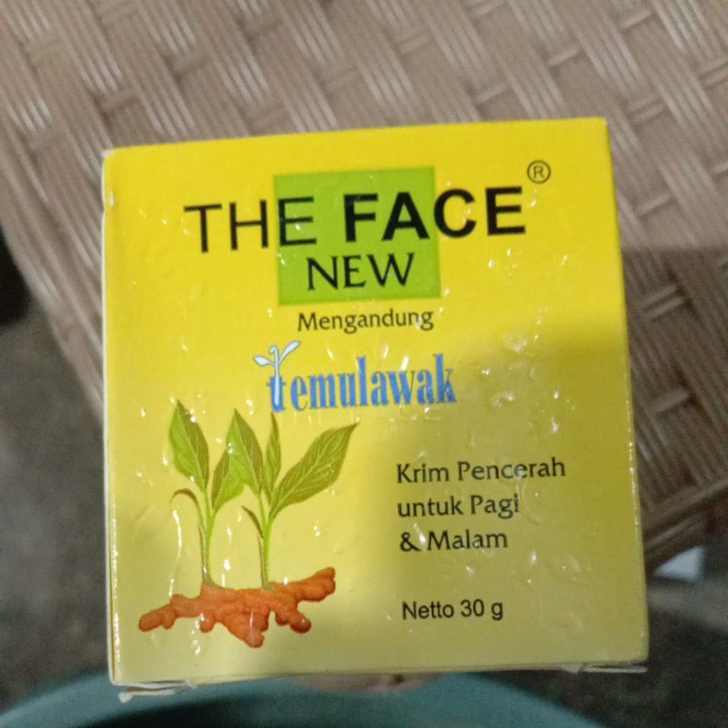 THE FACE MEW temulawak krim pagi & malam