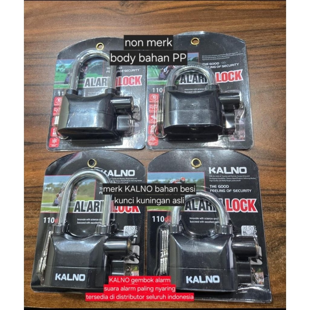 02 Gembok Alaram Gembok Anti Maling Gembok Rumah Gembok pagar kunci pagar