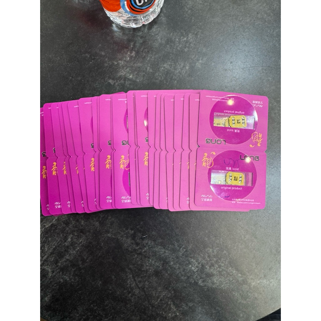 SIM STICKER Black untuk iphone SIM LOCK SUPPORT SAMPAI iOS 26