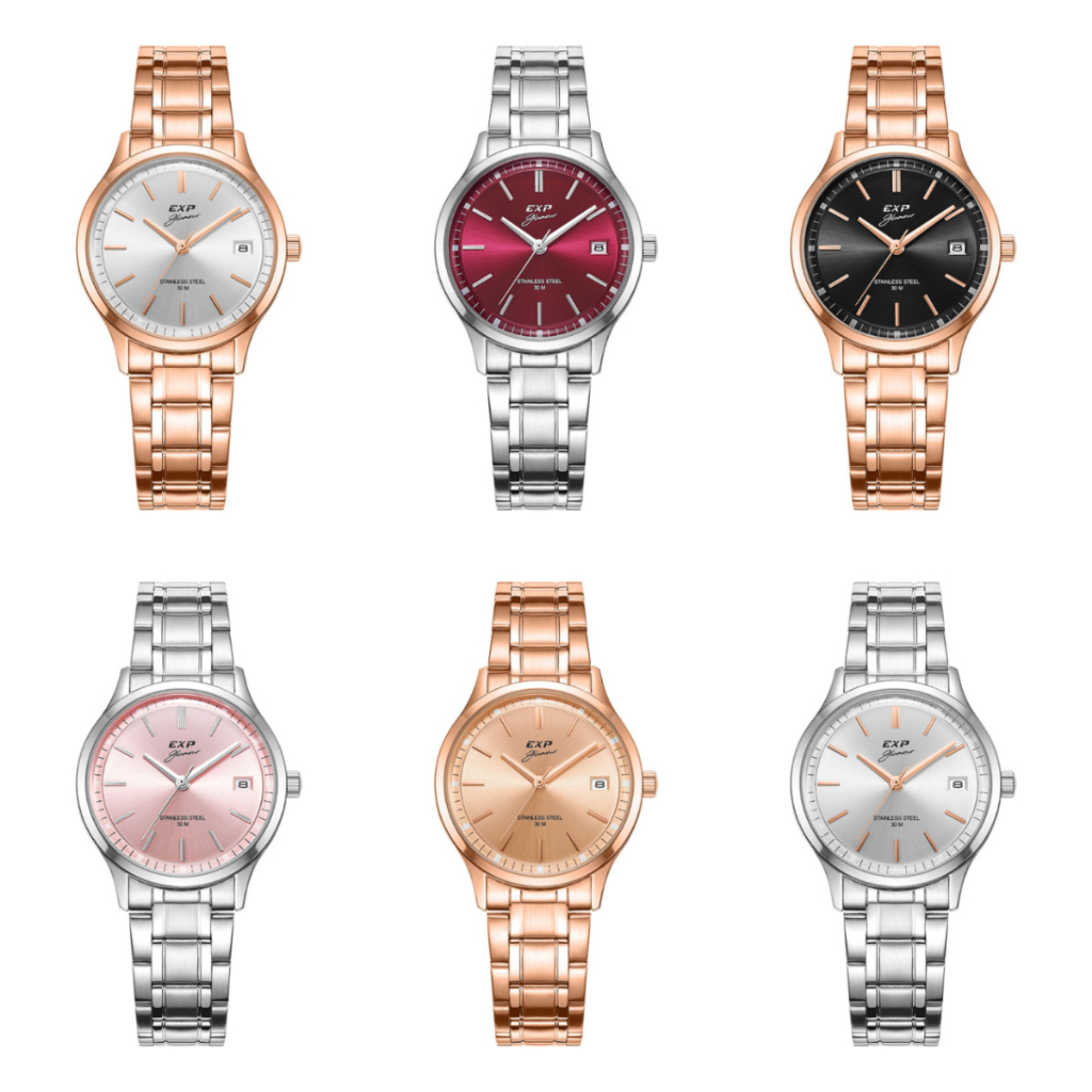 Jam Tangan Wanita Expedition Exp 6853 Strap Rantai Original Garansi Resmi 1 Tahun