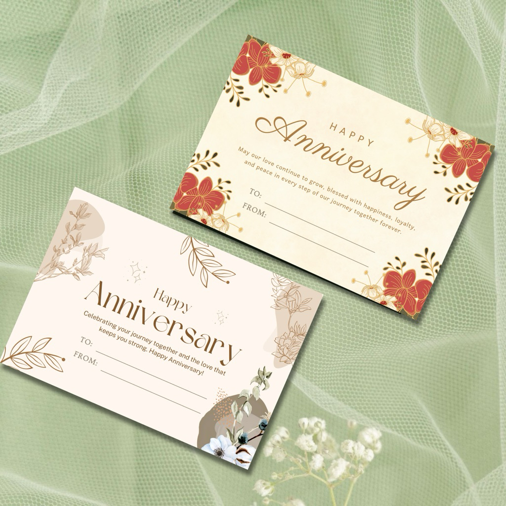 KARTU UCAPAN HAPPY ANNIVERSARY/HAPPY WEDDING PERNIKAHAN,TUNANGAN FREE CUSTOM DAN DESAIN