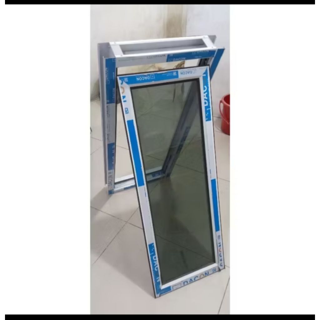 jendela aluminium ornamen buka jungkit - Elegan.tahan lama & siap dipasang  free packing kayu dan Bu