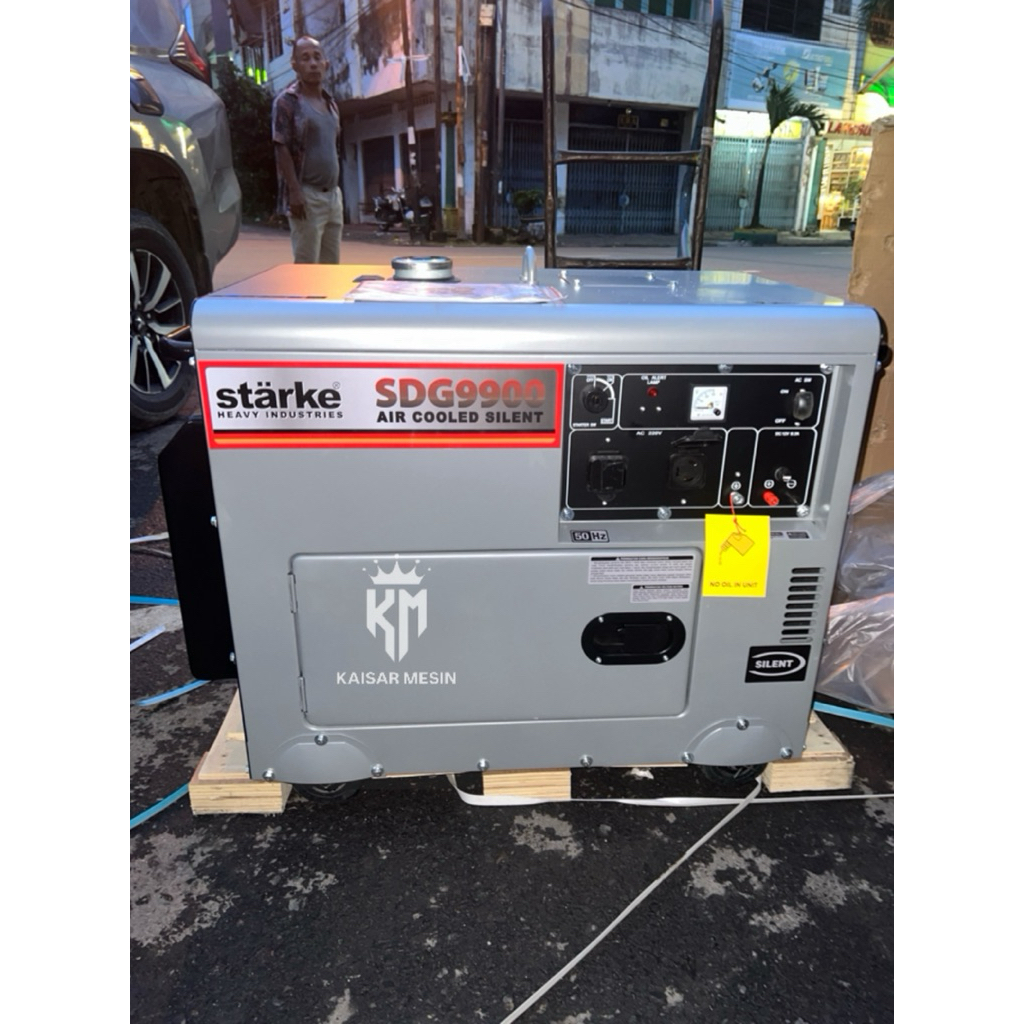 SDG9900 GENSET GENERATOR LISTRIK SILENT SOLAR 5000 WATT 5KVA STARKE