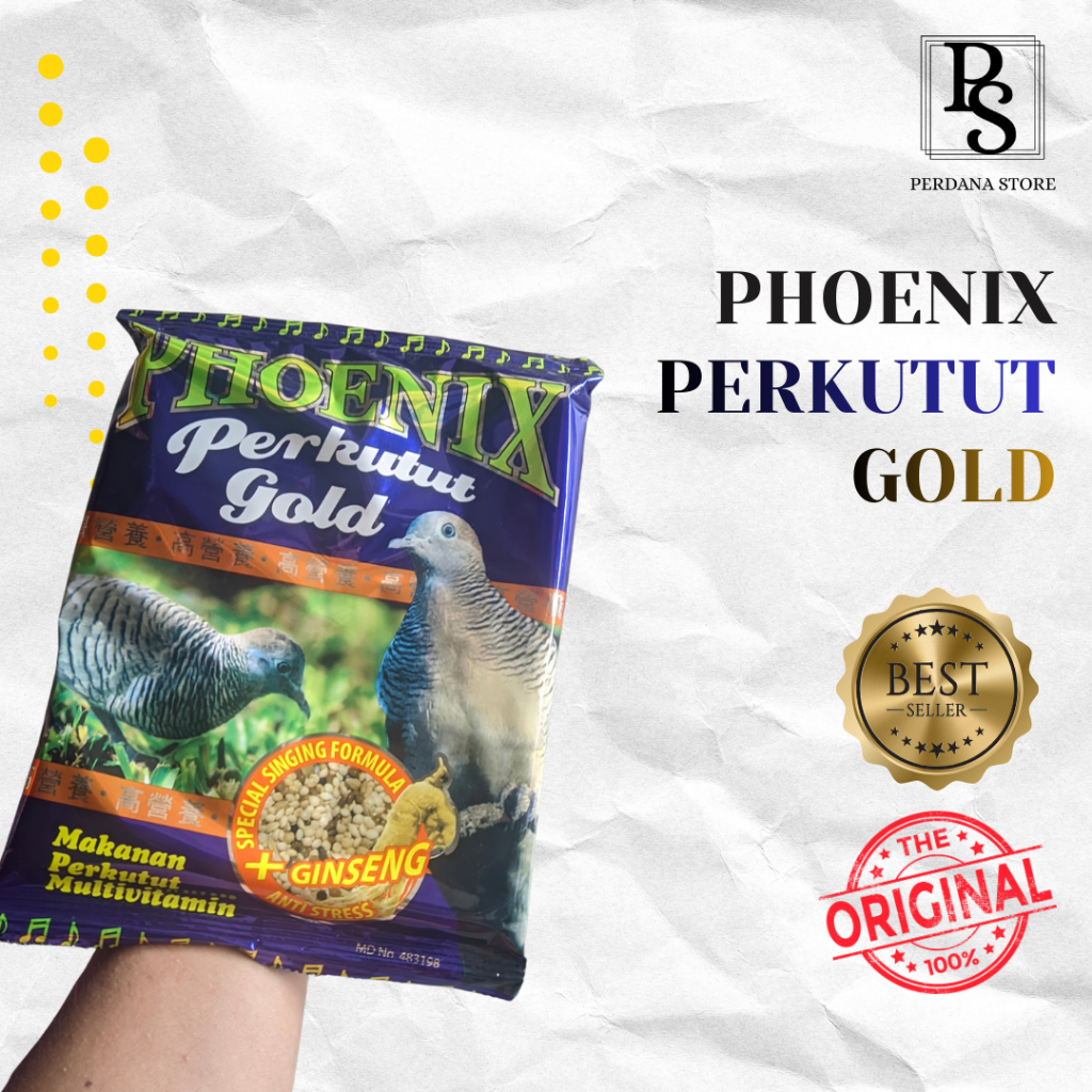 Phoenix Perkutut Gold Pakan Perkutut Phoenix Pakan Milet Perkutut