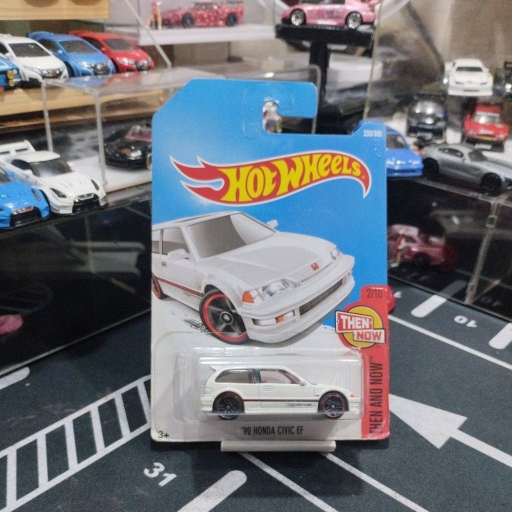 HOT WHEELS HONDA CIVIC EF WHITE (159)