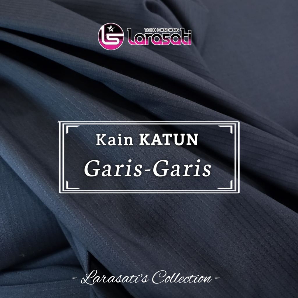 Kain Katun Motif Garis-Garis. Kain Katun PRC. Harga untuk setengah meter