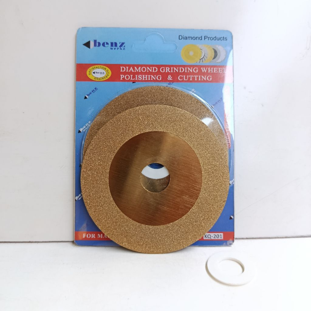 DIAMOND MATA PISAU POLES POTONG KACA GRANIT BENZ 4" MATA GERINDA POTONG POLES KACA GRANIT MARMER