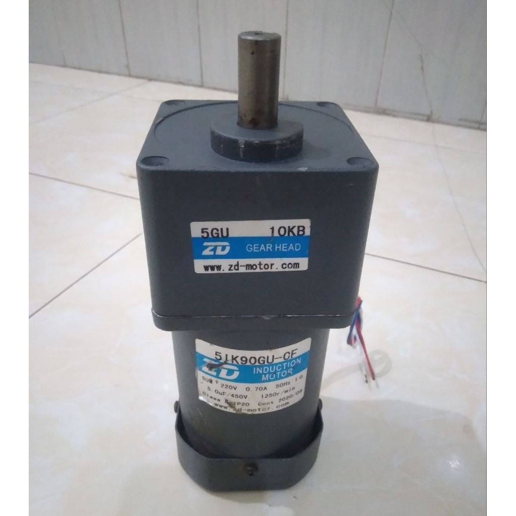 Ac Motor Gearbox ZD 220V Ratio 1:10 90W