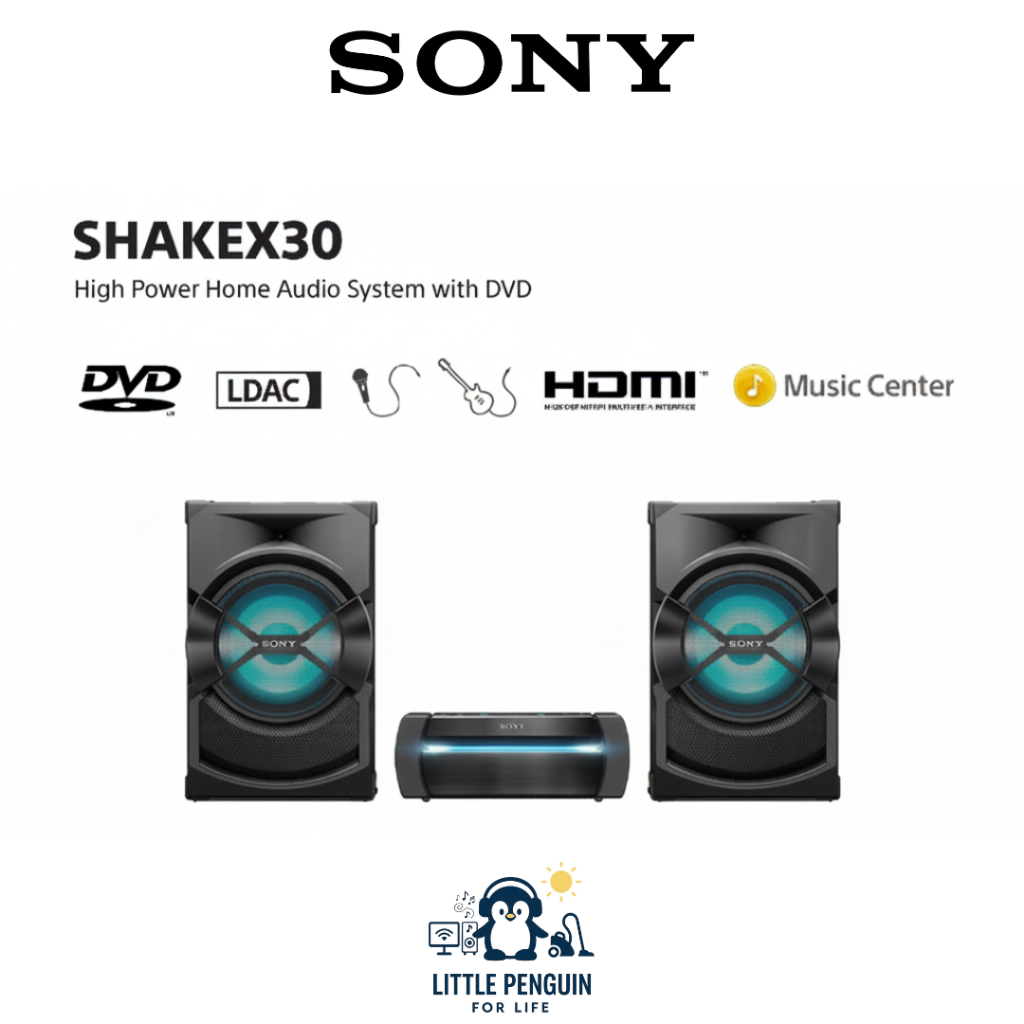 SONY SHAKE-X30D High Power Home Speaker With DVD