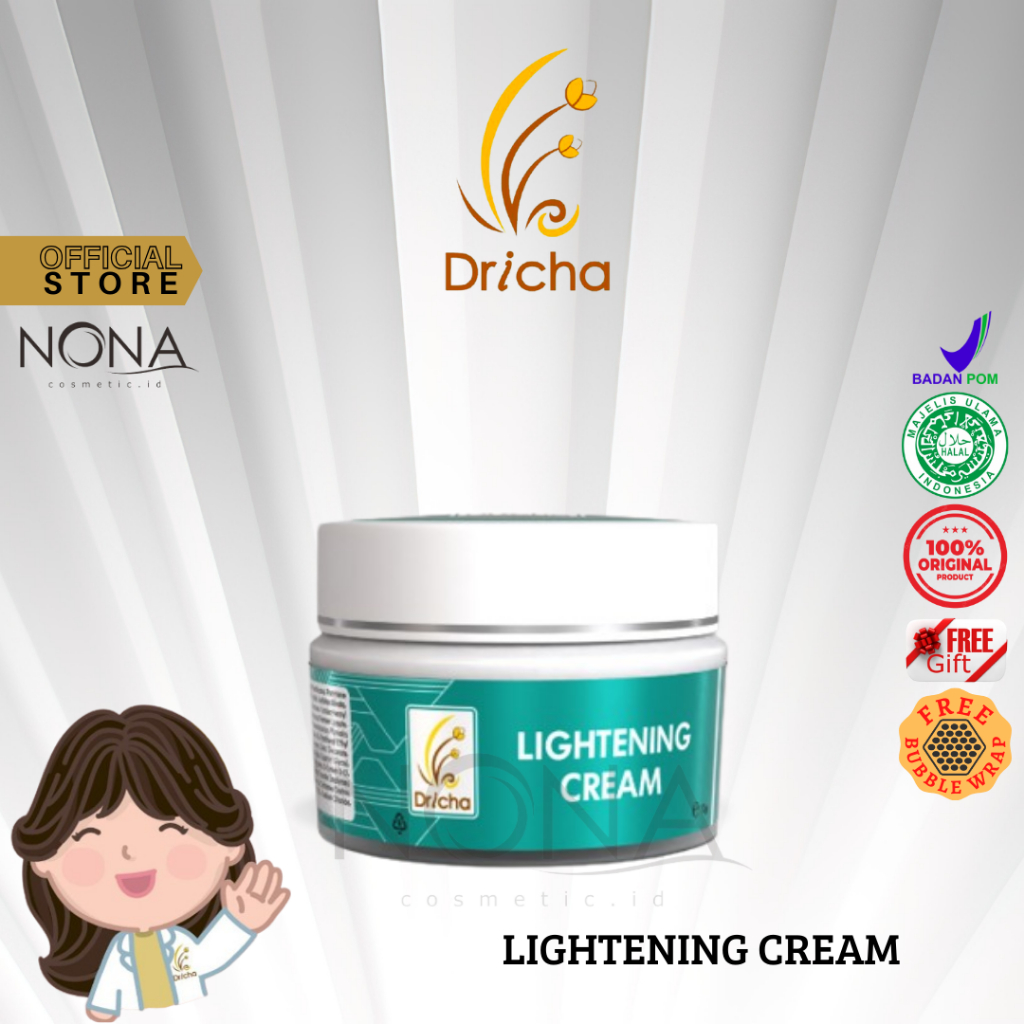 (READY) DRICHA LIGHTENING CREAM krim malam pencerah - krim Flek by dr ika