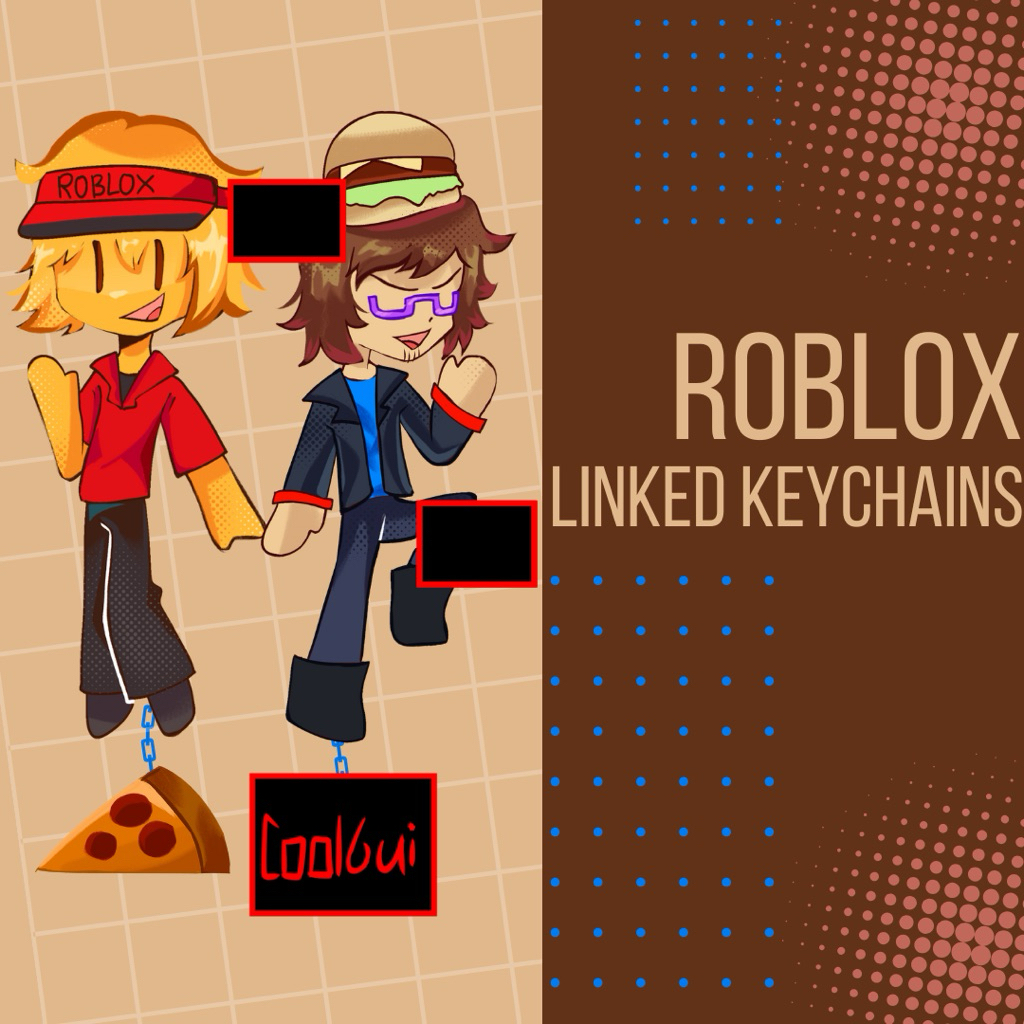 Fanmerch linked acrylic keychain roblox myths hackers forsaken (elliot, 007n7)