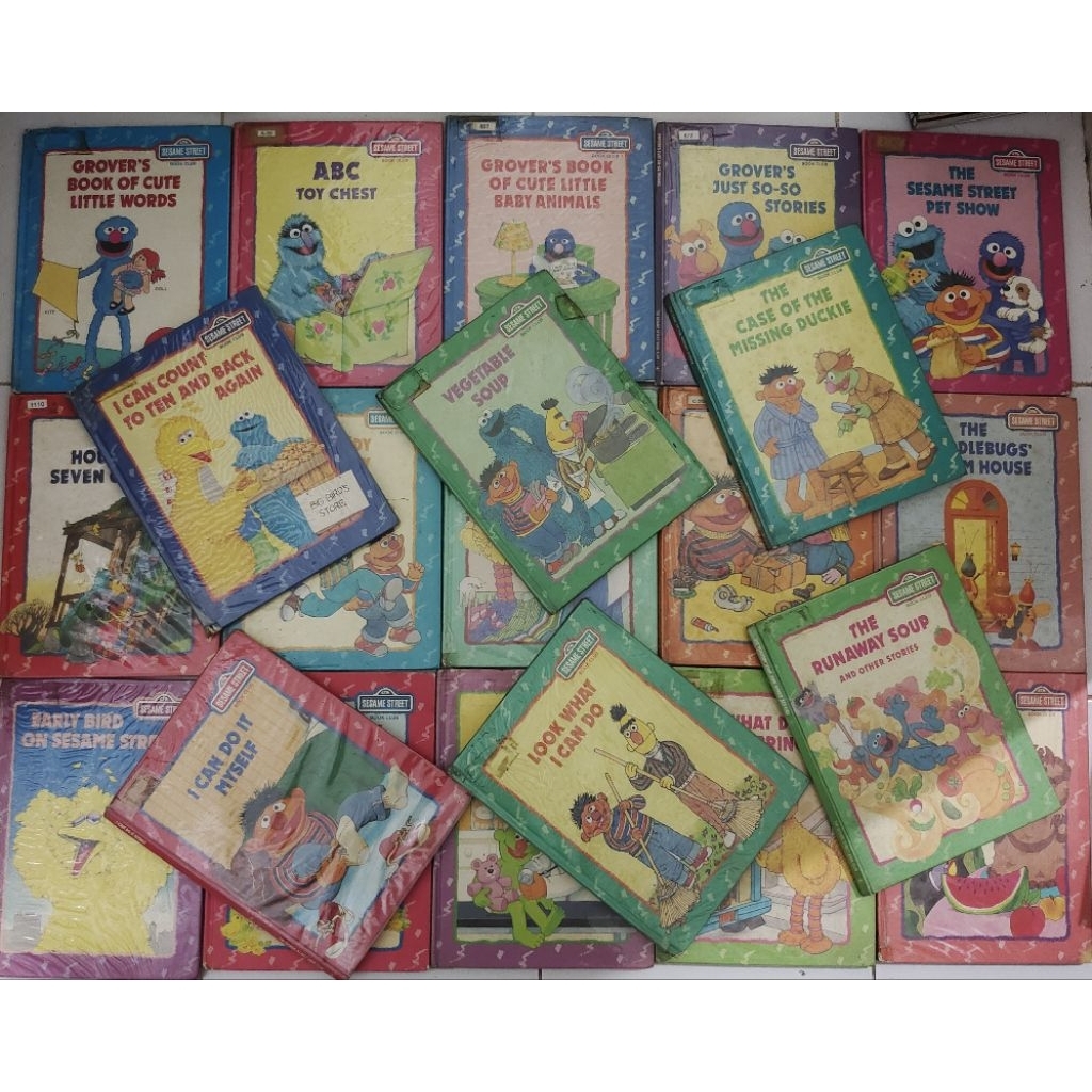 BUKU THE SESAME STREET BOOK CLUB BEKAS ORIGINAL