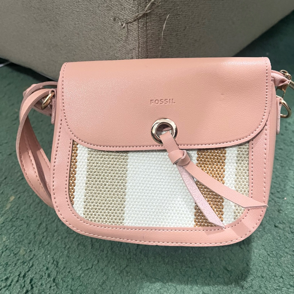 preloved tas mini sling bag warna pink