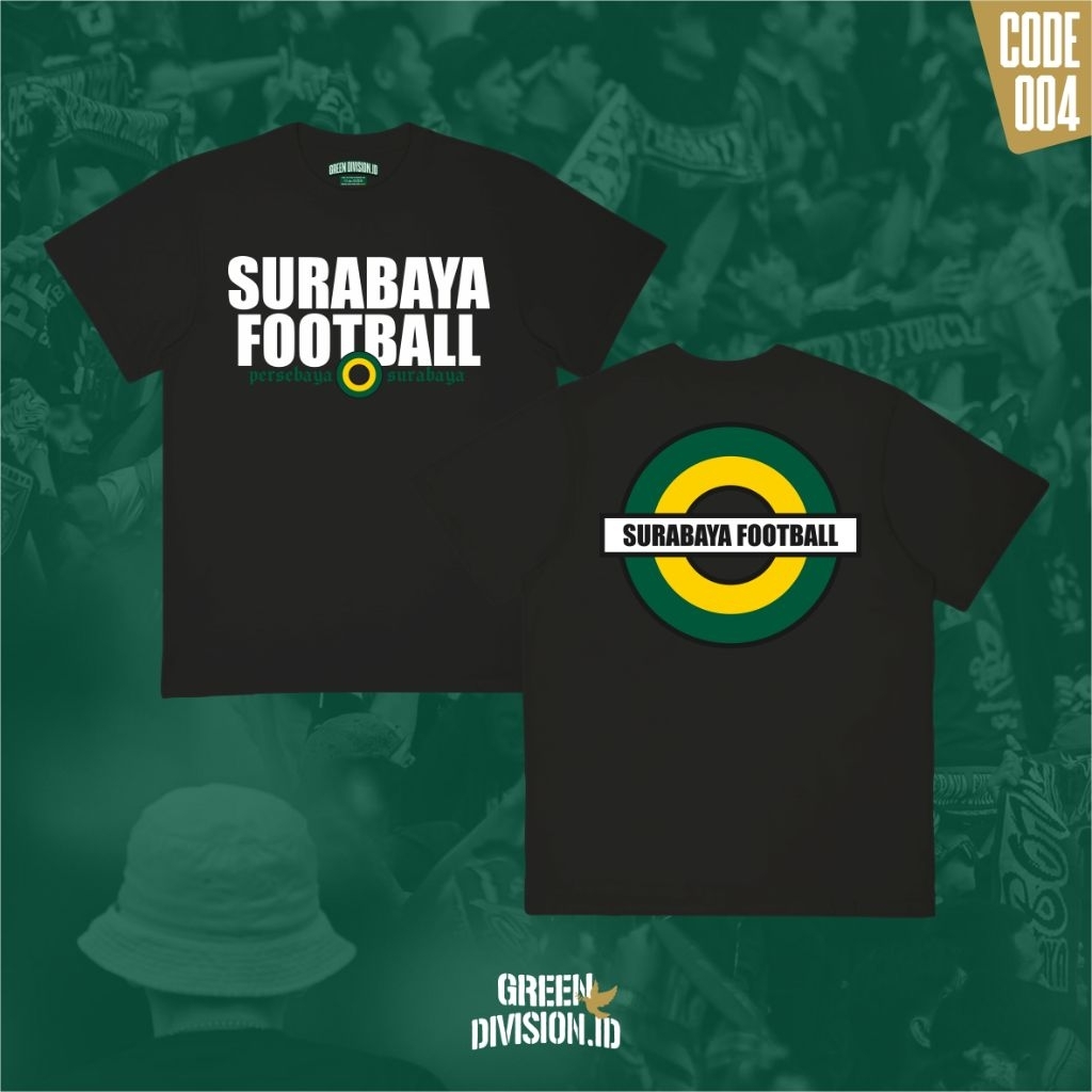 Kaos Surabaya Football 01, Kaos Persebaya, Kaos Casual Persebaya, Kaos Ultras Persebaya