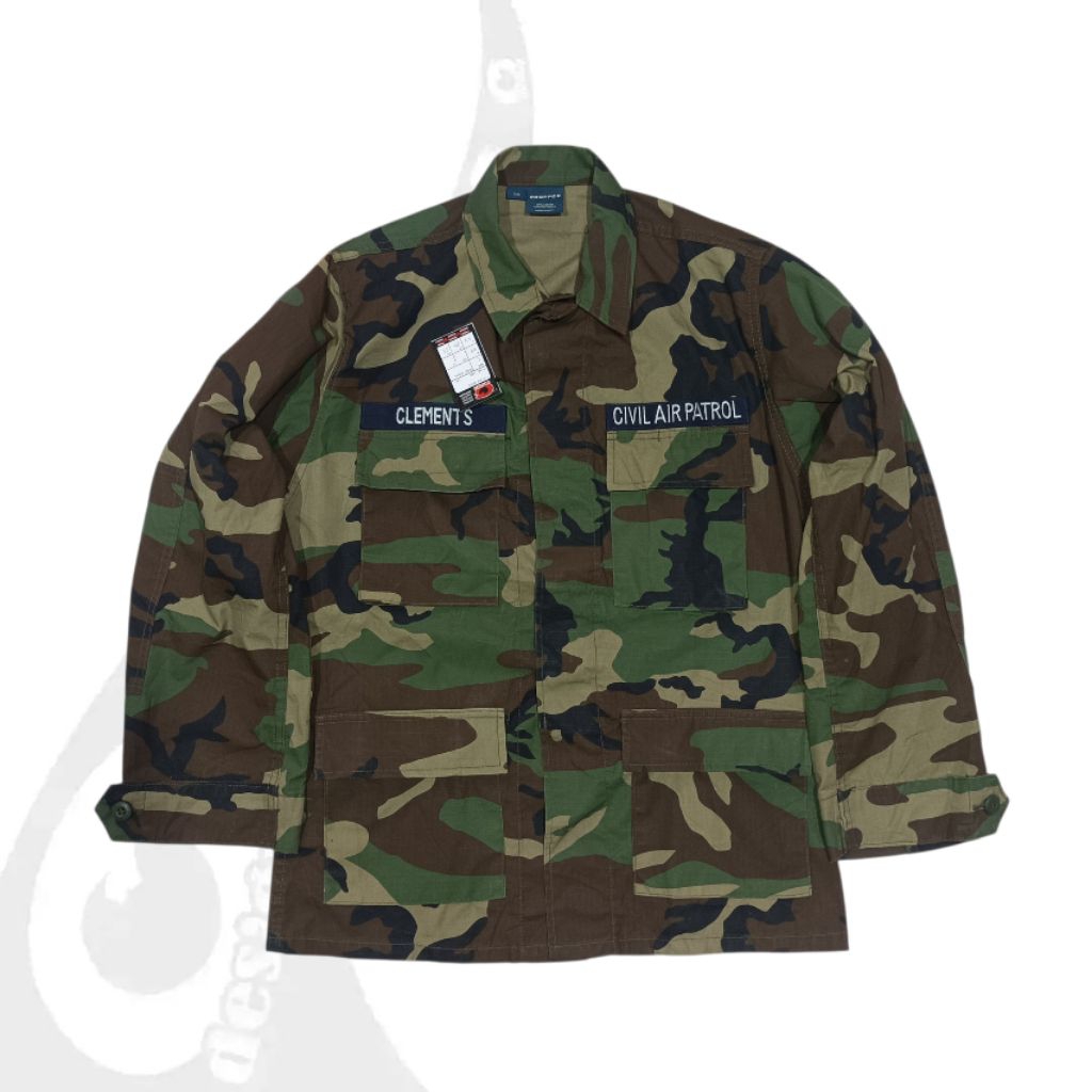 kemeja woodland civil air patrol us army propper