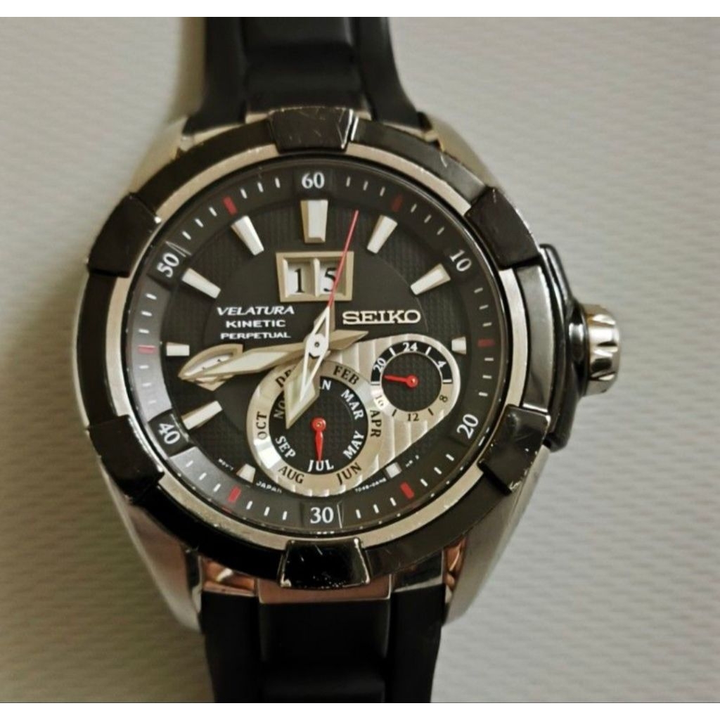 Seiko Velatura Kinetic Perpetual Chronograph SNP101P2
