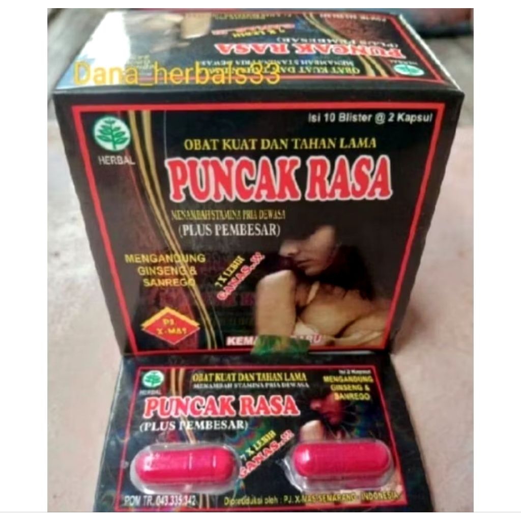Kapsul Puncak Nya Rasa Original Mapel Herbal