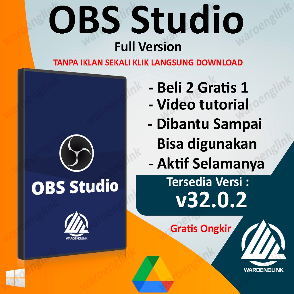 OBS Studio terbaru OBS 2025 Full Version For Windows