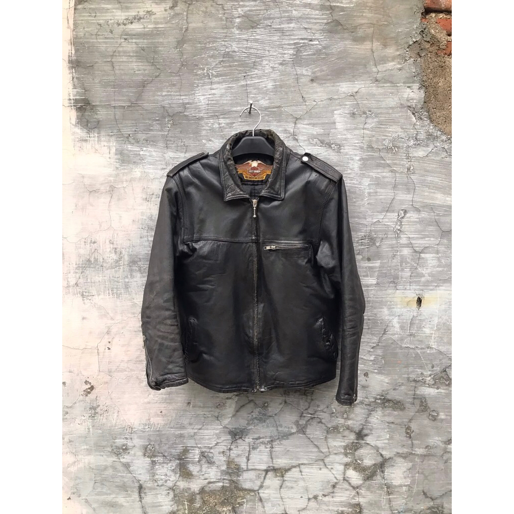 Vtg leather jacket HARLEY DAVIDSON