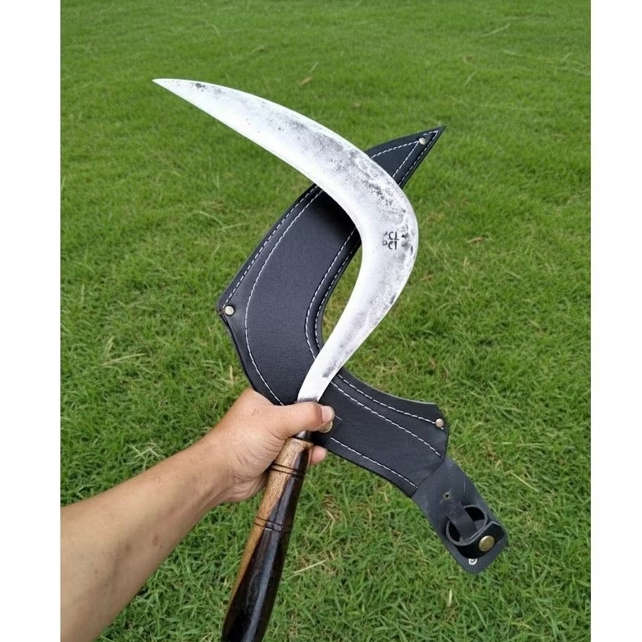 Arit Rumput Super Tajam Baja Asli 100% [ Pake Serangka ]