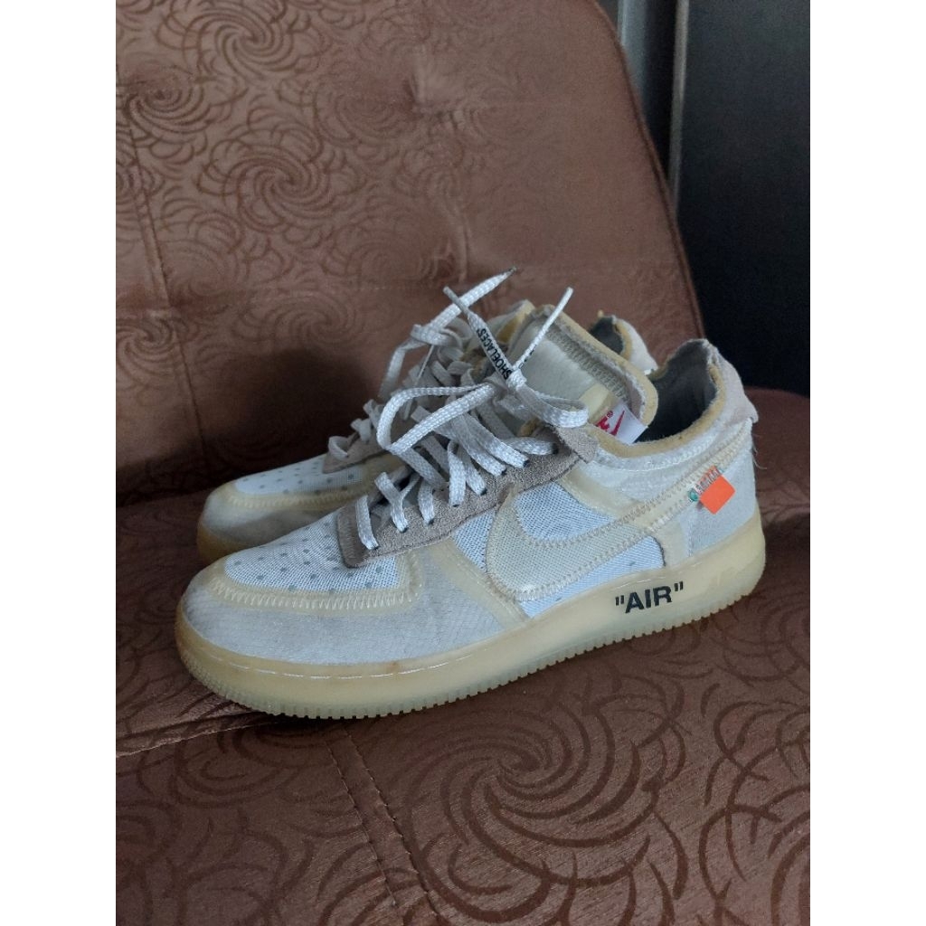 Sepatu Nike AF 1 X Off white size 41 Preloved