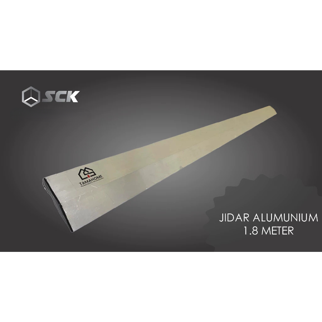 Jidar Aluminium 1.8 Meter - Alat Plesteran Adukan Semen – Alat Tukang Bangunan Jidar 1.8 meter