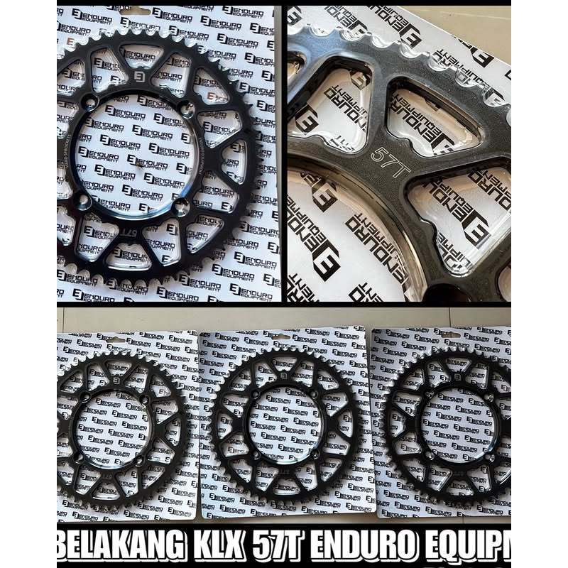 Gir Belakang KLX 57T Enduro Equipment Untuk KLX140/KLX150