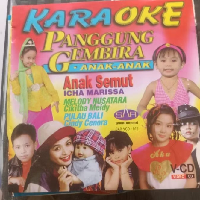 VCD Original Music Panggung Gembira Anak Anak - Karoke