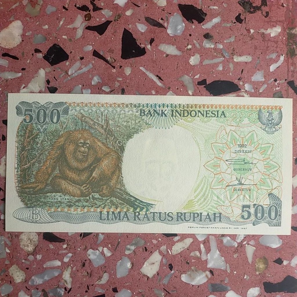 500 rupiah Orang Utan 1992/1997