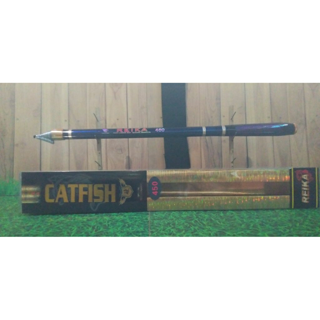 joran tegek/walesan catfish reika custom ring/eter/kolong aluminium