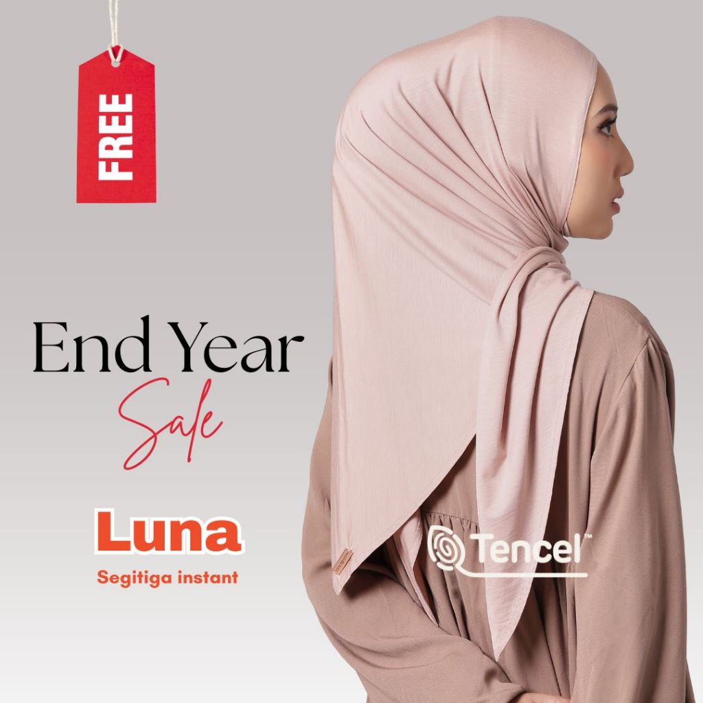 Raina Signature - Luna TENCEL Segitiga Instant