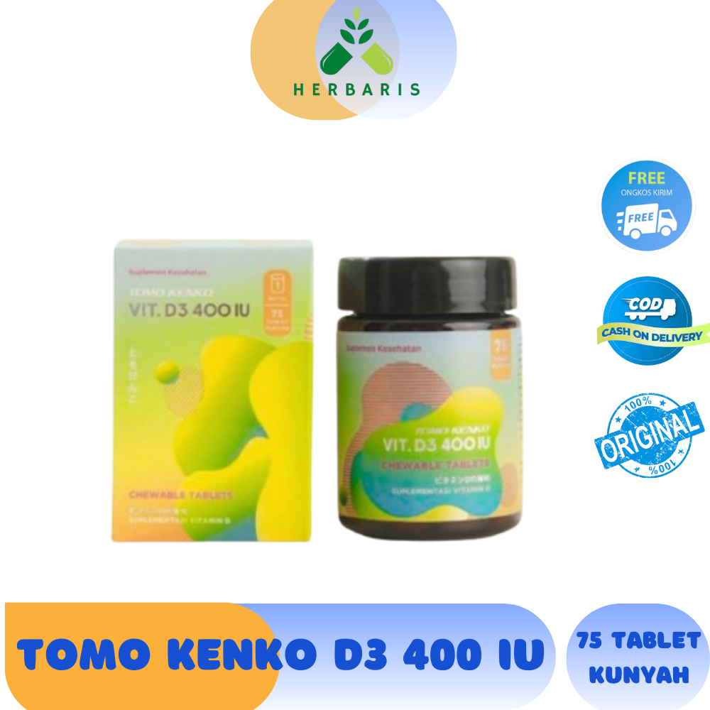Tomo Kenko D3 400 IU Chewable (kunyah) High Quality