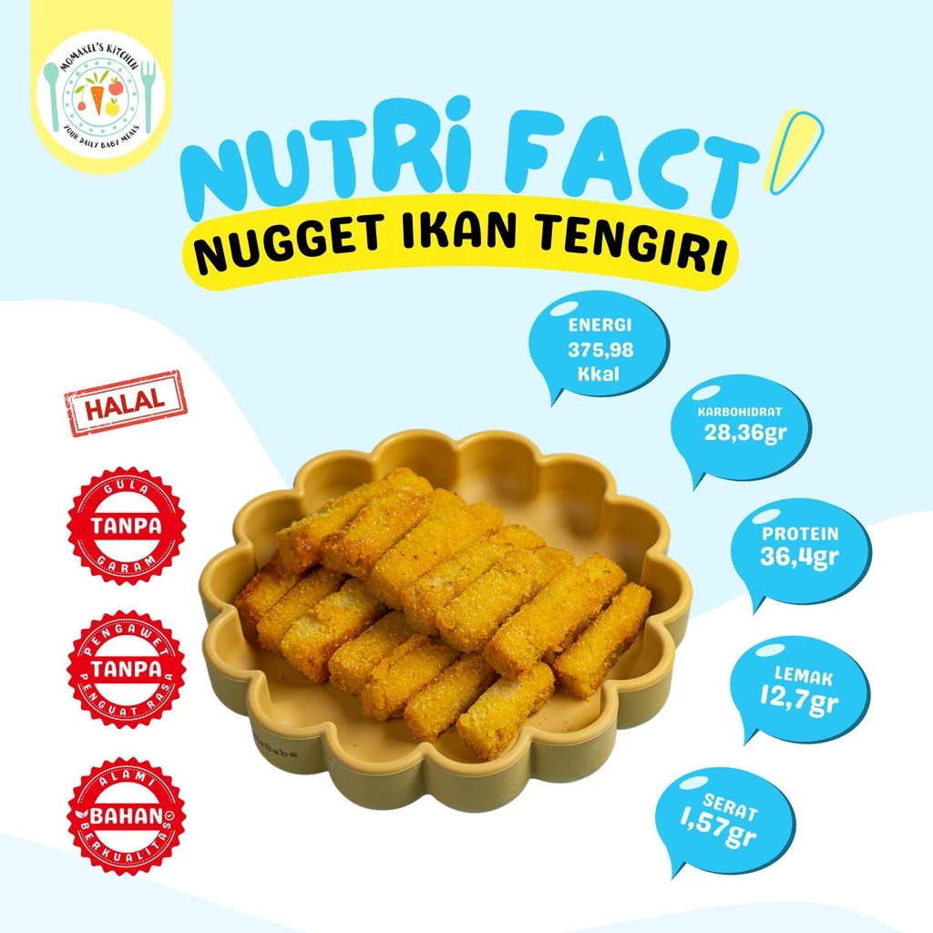 Nugget Ikan Tenggiri Untuk Balita (Mpasi Frozen Beku)
