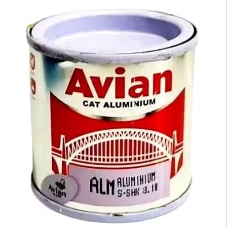 CAT MINYAK AVIAN 100CCBCAT KAYU & BESI SILVER ALMUNIUM KEMASAN 100 CC