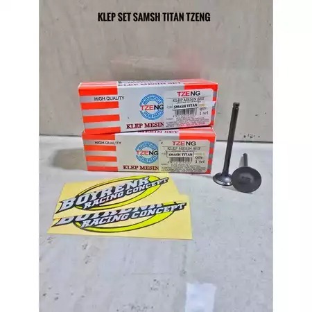 PAYUNG KLEP TZENG VALVE SET EX IN SMASH TITAN SHOGUN 125 SP FL NR AXELO - BOYRENK RACING CONCEPT