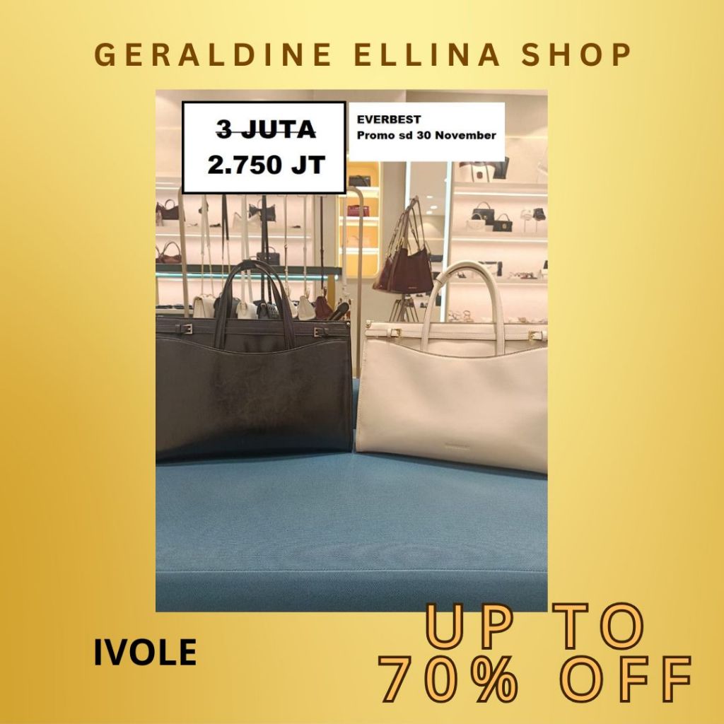 Tas EVERBEST Wanita original 100% SALE seri IVOLE