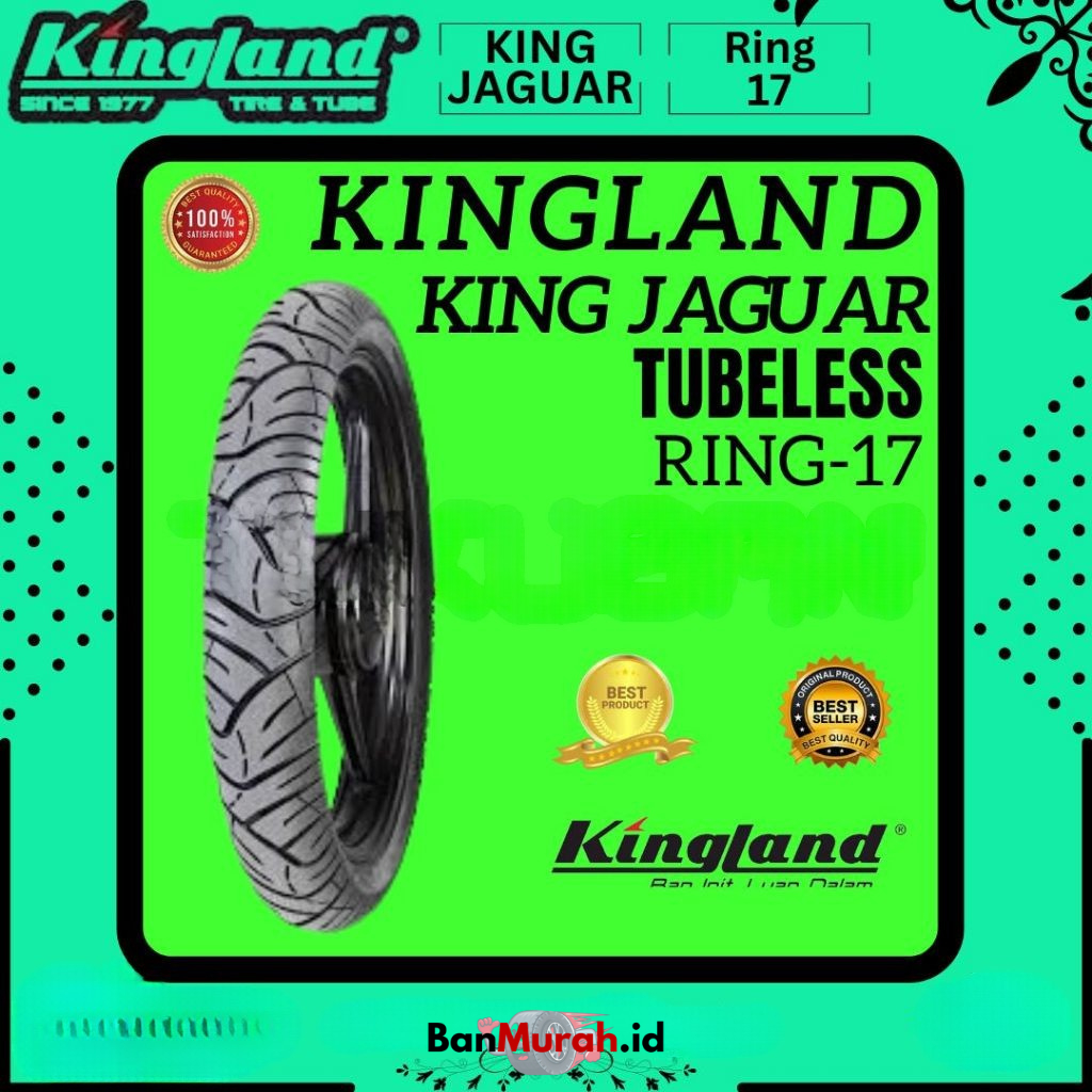 Ban Luar Motor Kingland KING JAGUAR 100/80-17 - TUBELESS Ring 17