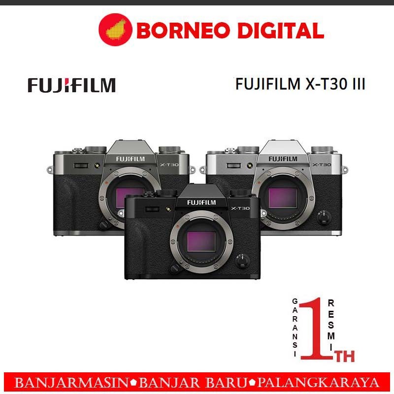 Fujifilm XT30 III Mirrorless Camera Fuji X-T30 III XT30 Mark III Garansi Resmi
