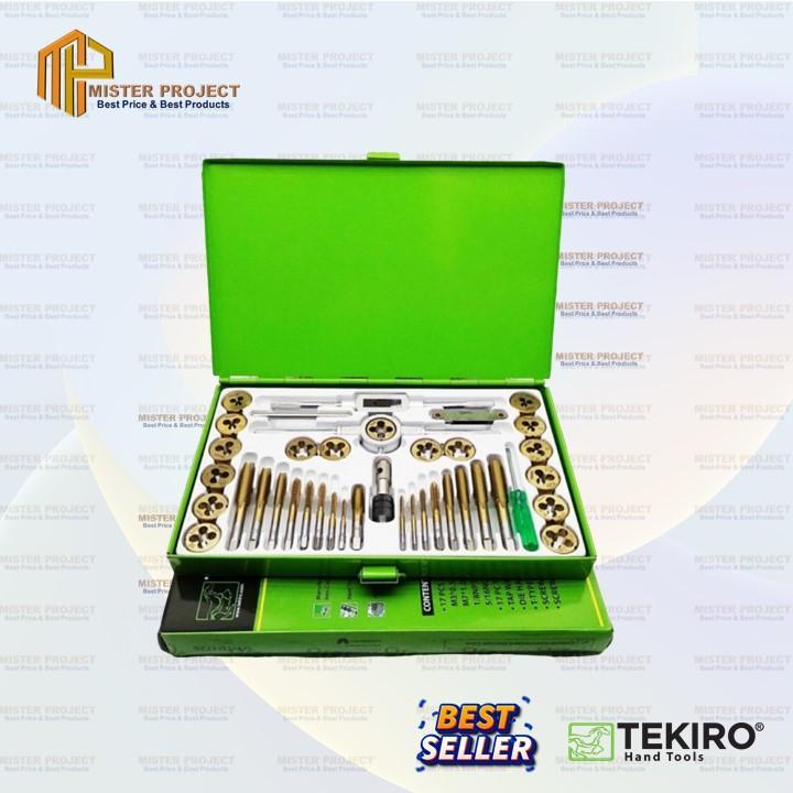 HAND TAP SET TEKIRO HAND TAP TEKIRO SET 40 PCS TAPS AND DIES TEKIRO